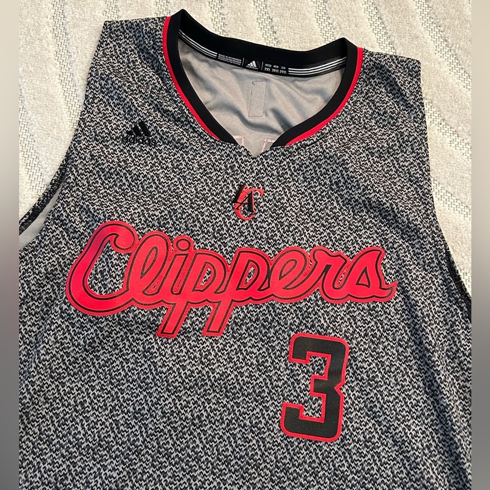 Adidas Chris Paul LA Clippers Swingman Jersey in Gray/Red - XXL